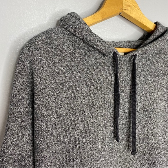 MADEWELL Marled Gray Tone Hoodie Sweatshirt - Picture 4 of 6